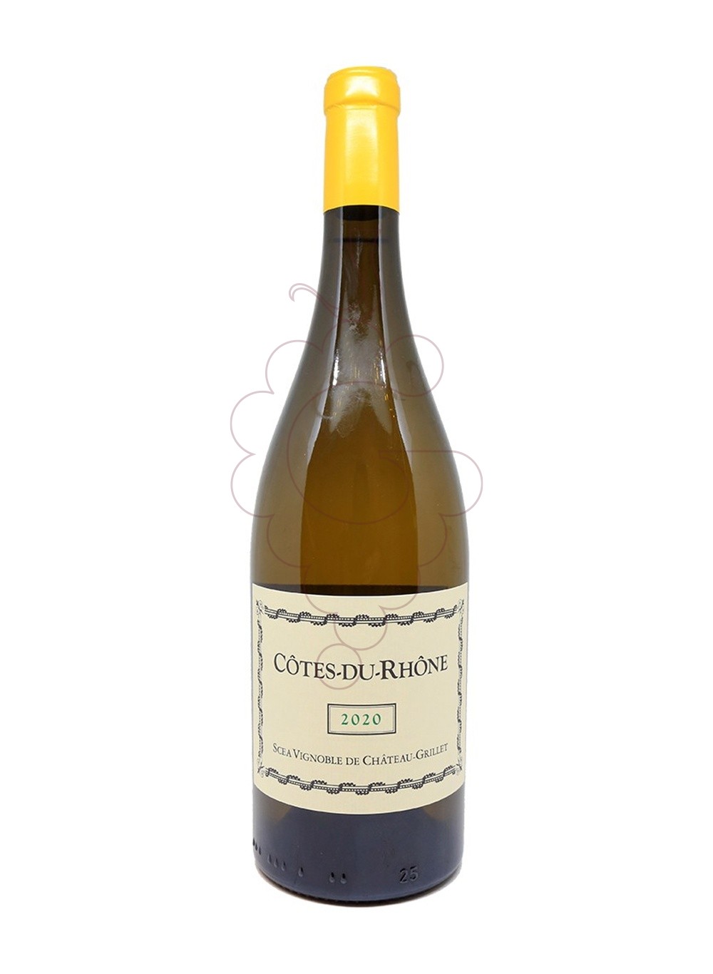 Photo Chateau Grillet Cotes du Rhone Blanc vin blanc