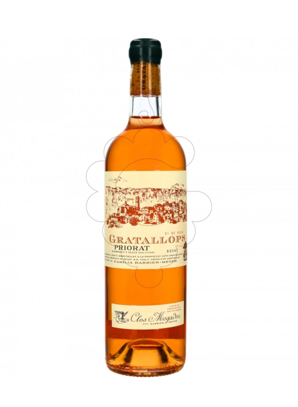 Photo Clos mogador gratallo.rosat 22 vin rosé