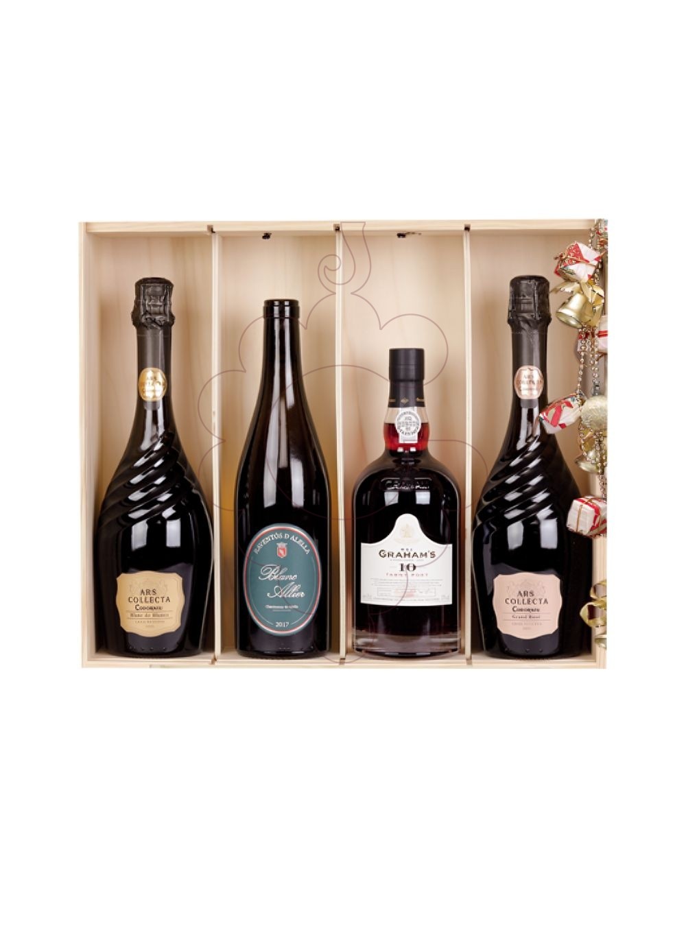 Photo Boîtes de Noël Pack 4 Bouteilles Assorties