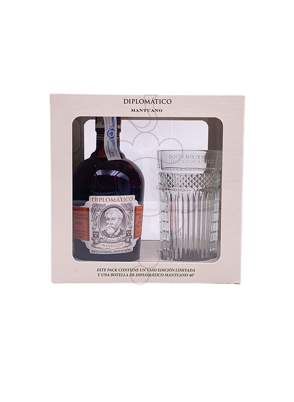 Photo Coffrets cadeaux Diplomático Mantuano Pack (1 u + 1 Verre)
