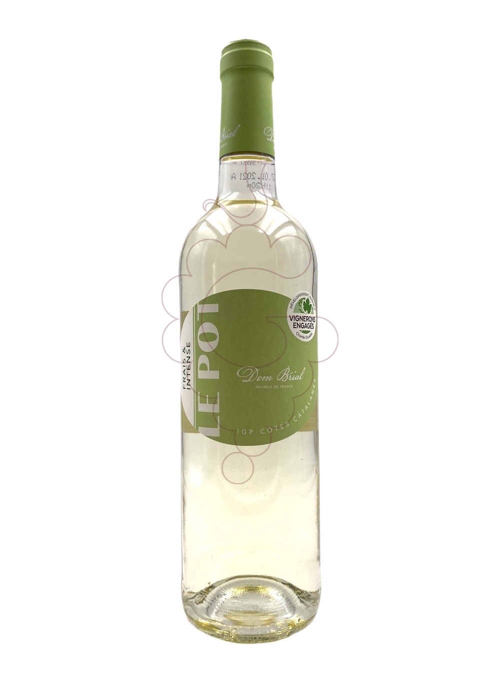 Photo Dom Brial Le Pot Muscat Sec vin blanc