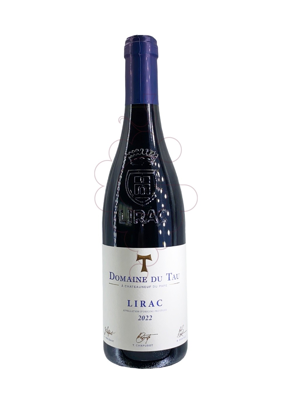 Photo Domaine du tau lirac 2022 vin rouge