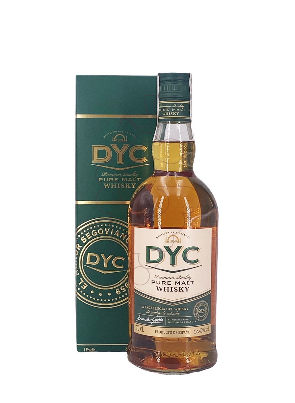 Photo Whisky Dyc Pure Malt