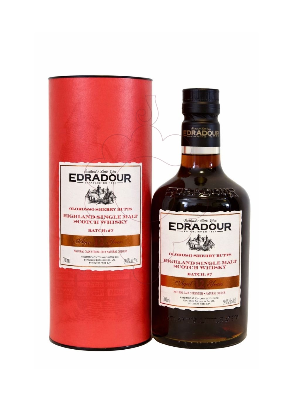 Photo Whisky Edradour Oloroso Sherry Butts 12 Ans
