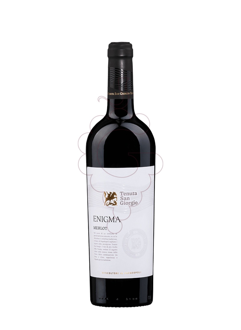 Photo Enigma Merlot vin rouge