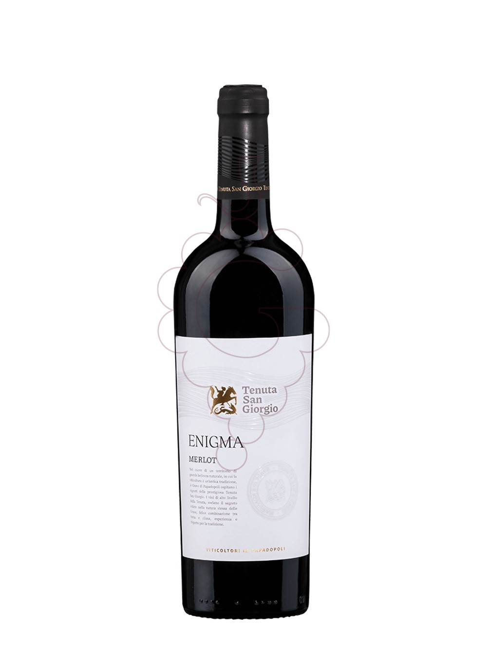 Photo Enigma merlot 75 cl vin rouge