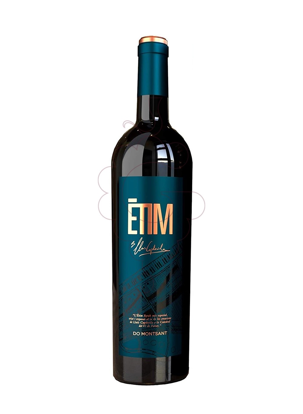 Photo Etim Syrah Lluís Capdevila vin rouge