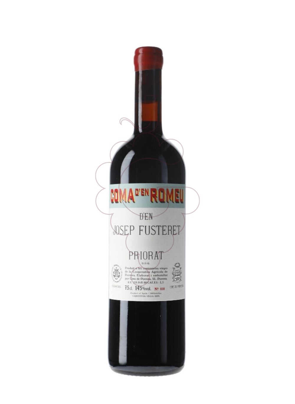 Photo Finques Cims Coma d'en Romeu vin rouge
