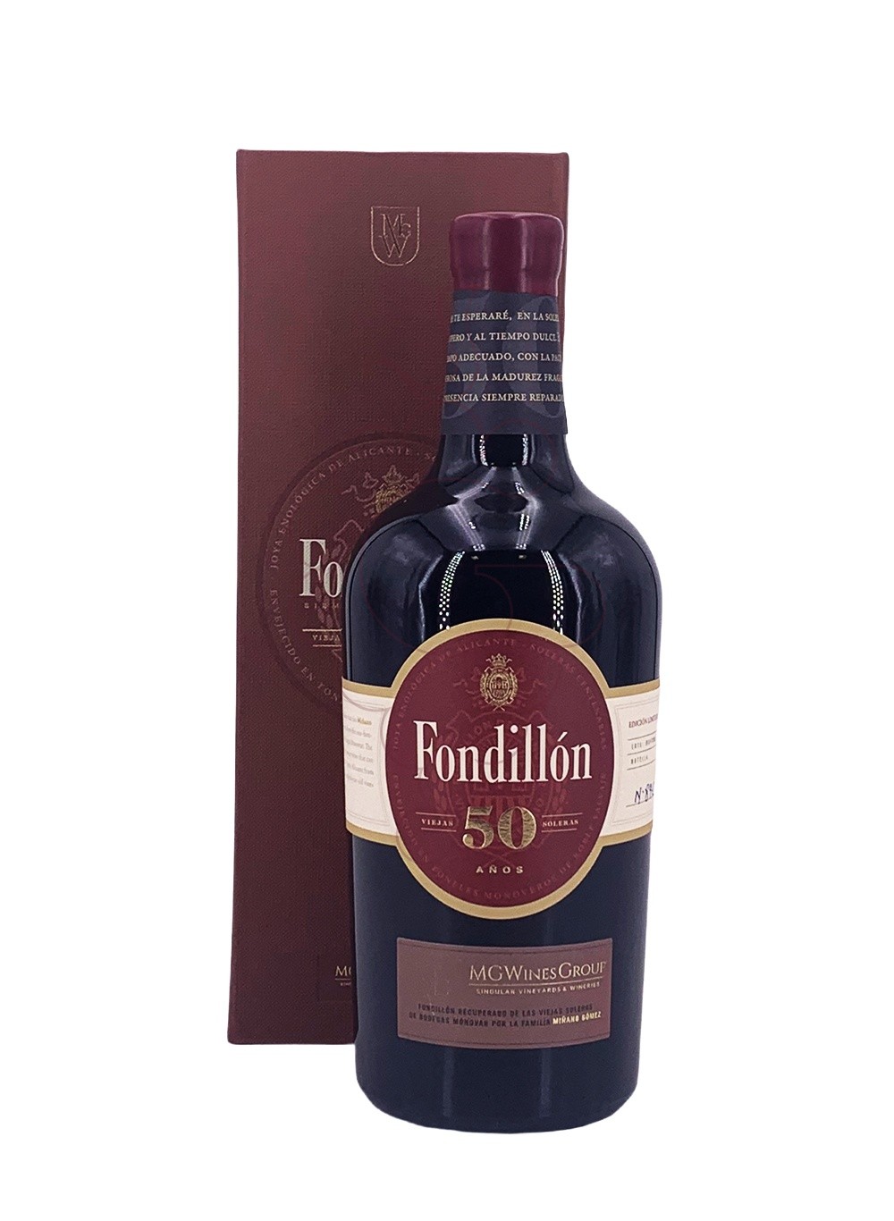 Photo Fondillón 50 Ans vin généreux