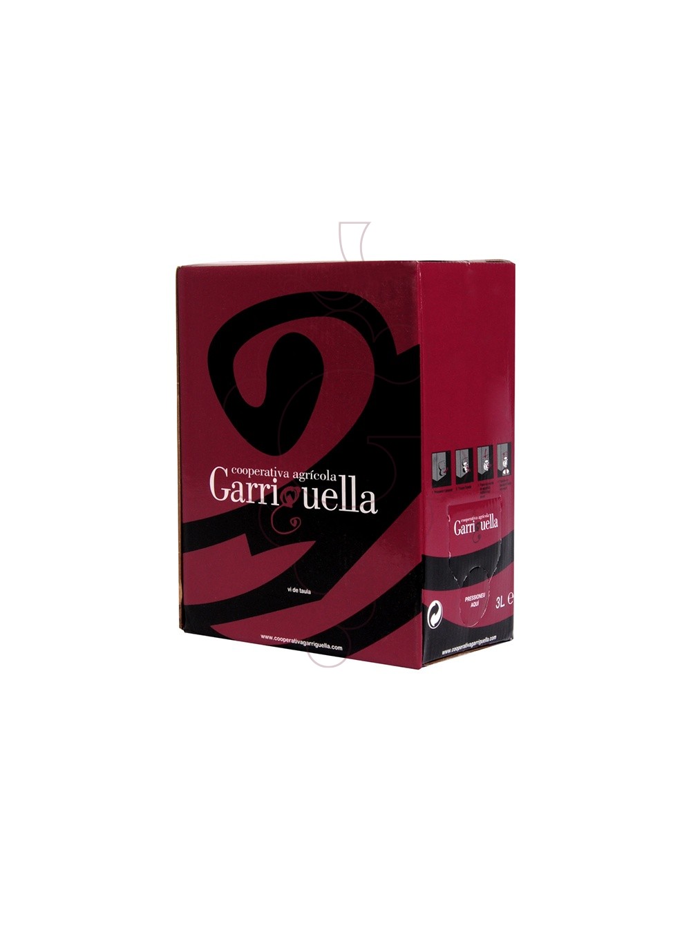 Photo Garriguella Negre Box vin rouge