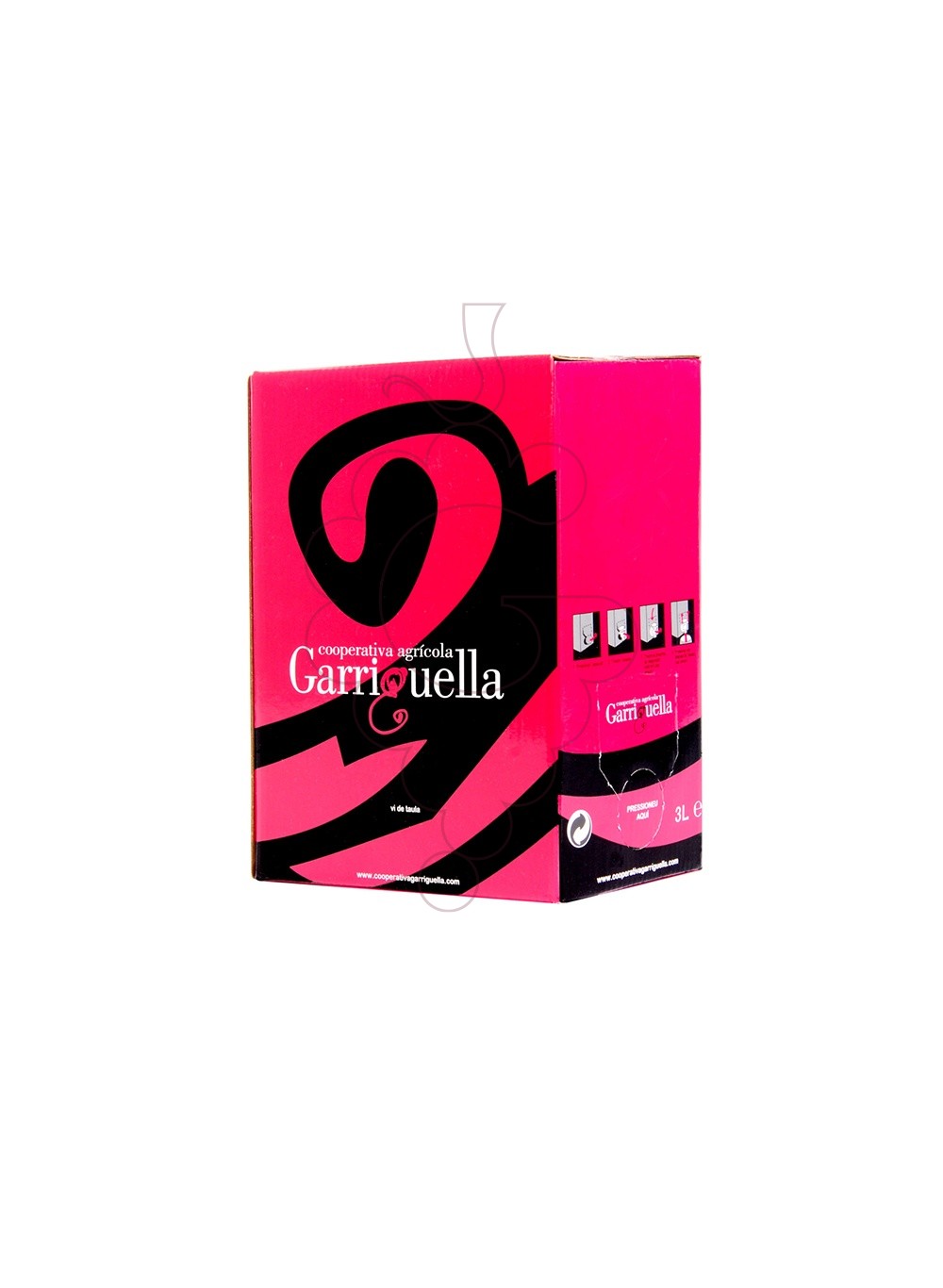 Photo Garriguella Rosat Box vin rosé