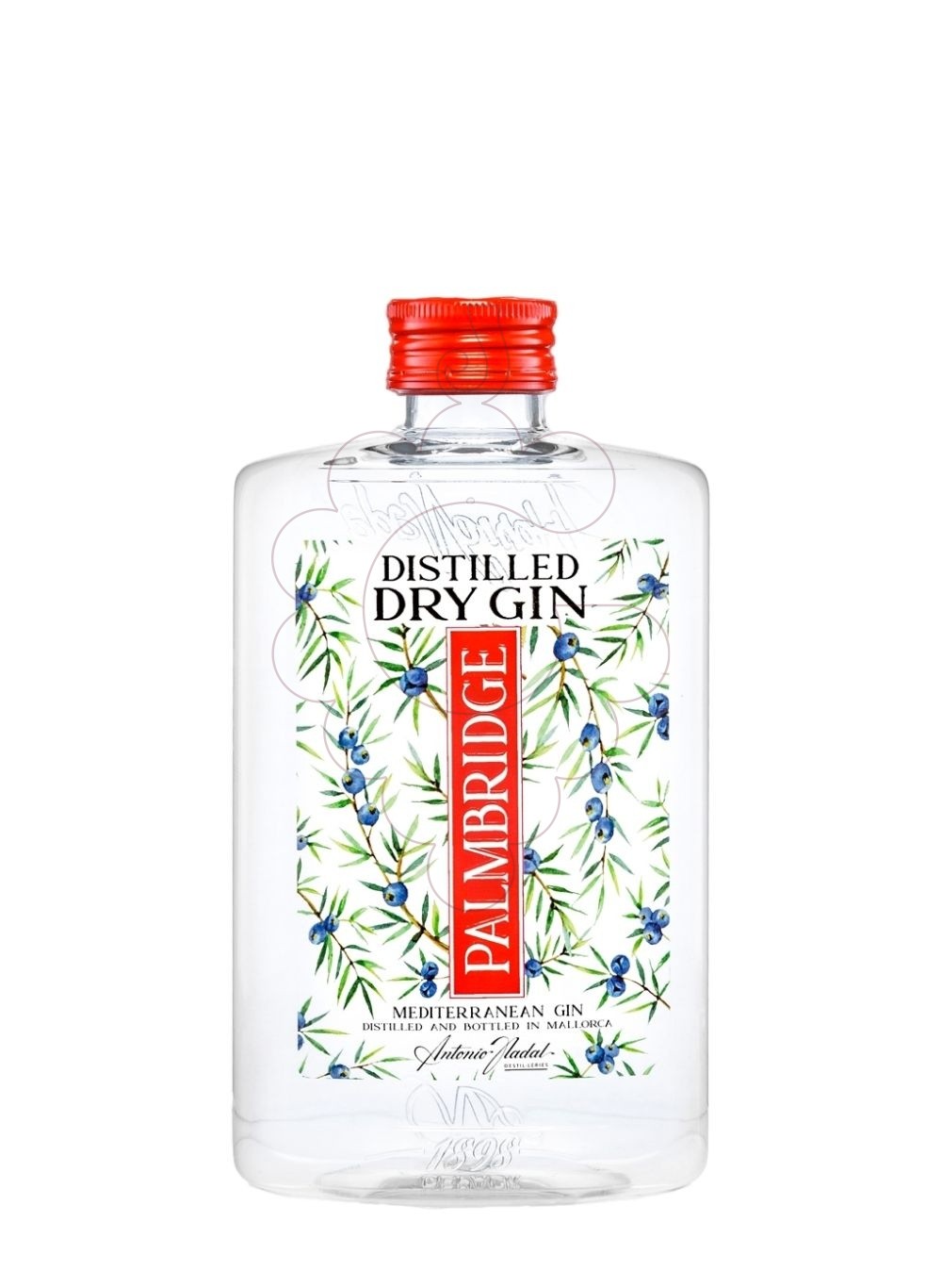 Photo Gin Palmbridge Flask Plastique