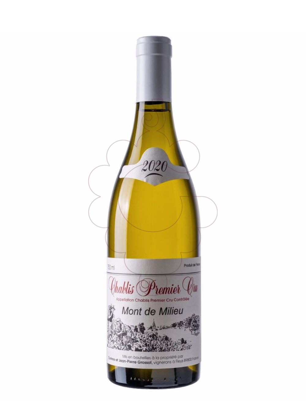 Photo Grossot Chablis 1er Cru Mont de Milieu vin blanc