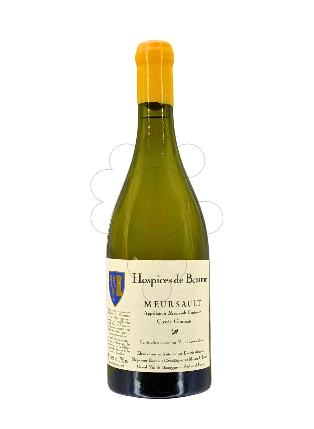 Photo H.beaune meursault gour magnum vin blanc