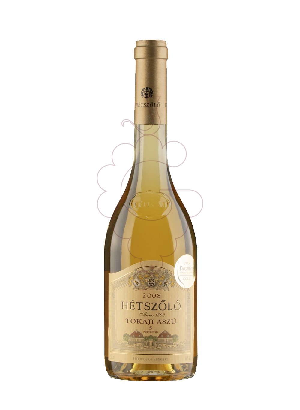 Photo Hetszolo Tokaji 5 Puttonyos vin généreux