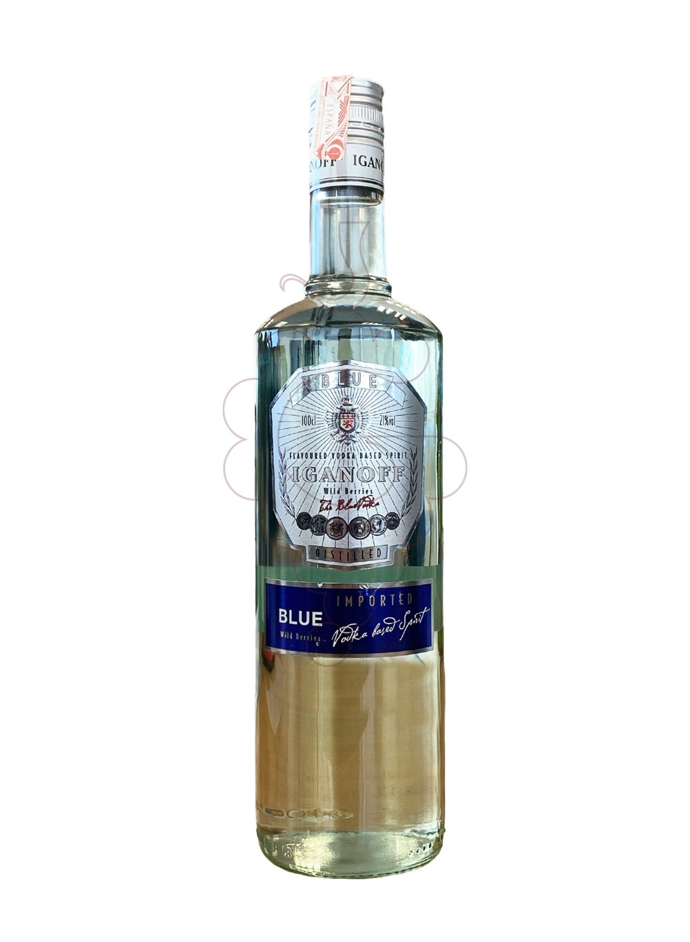 Photo Vodka Iganoff blue litre