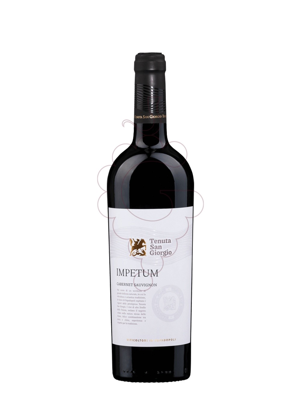 Photo Impetum cabernet sauvignon vin rouge