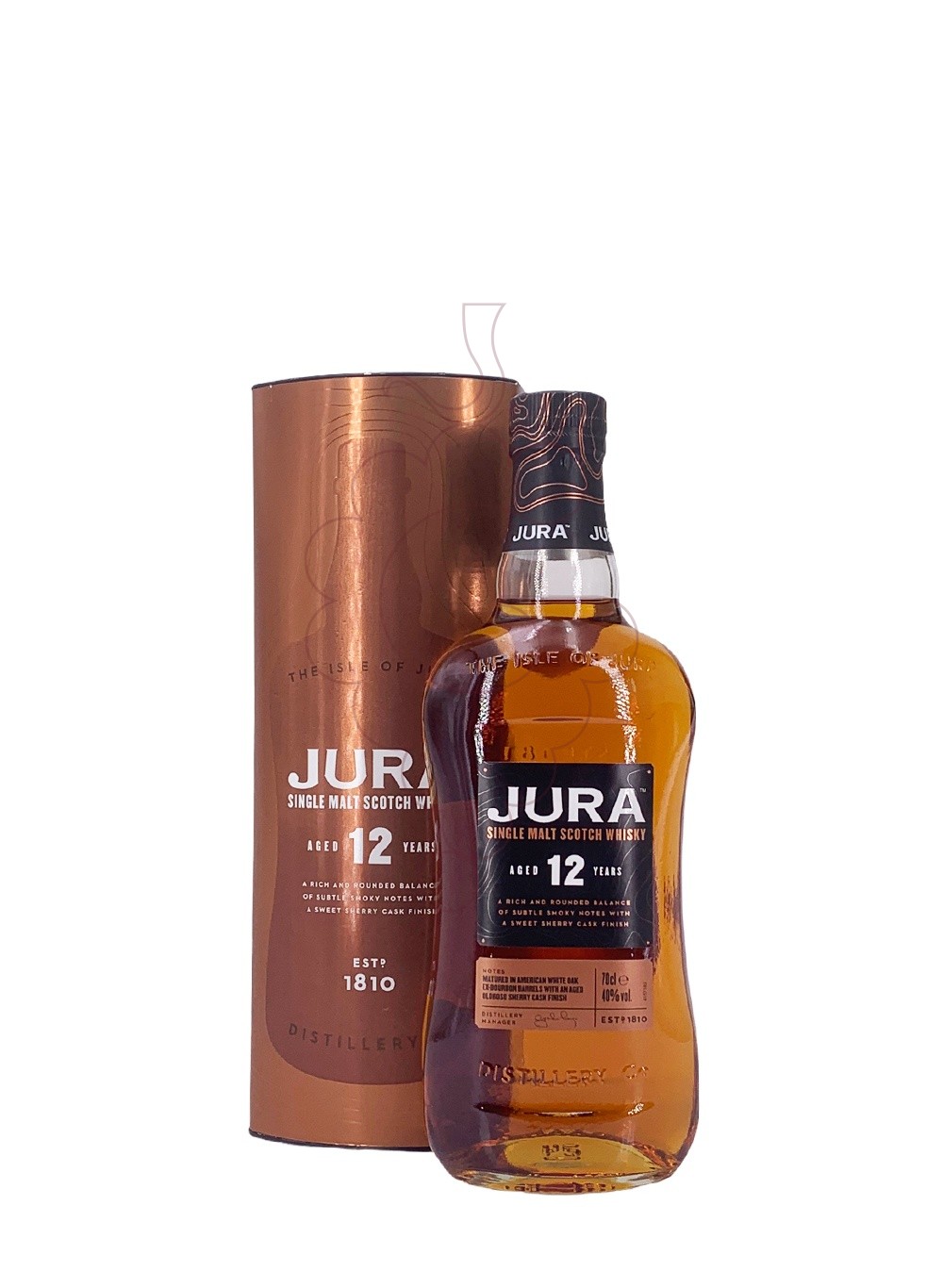 Photo Whisky Isle of jura 12 anys 70 cl