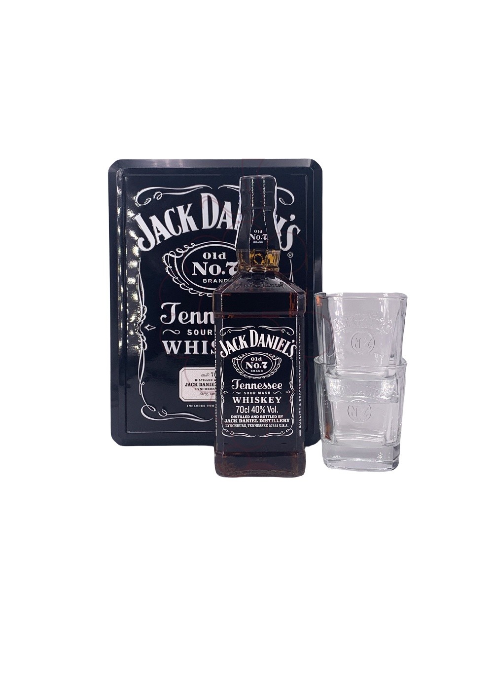 Photo Whisky Jack Daniels Pack Can (1 u + 2 verres)