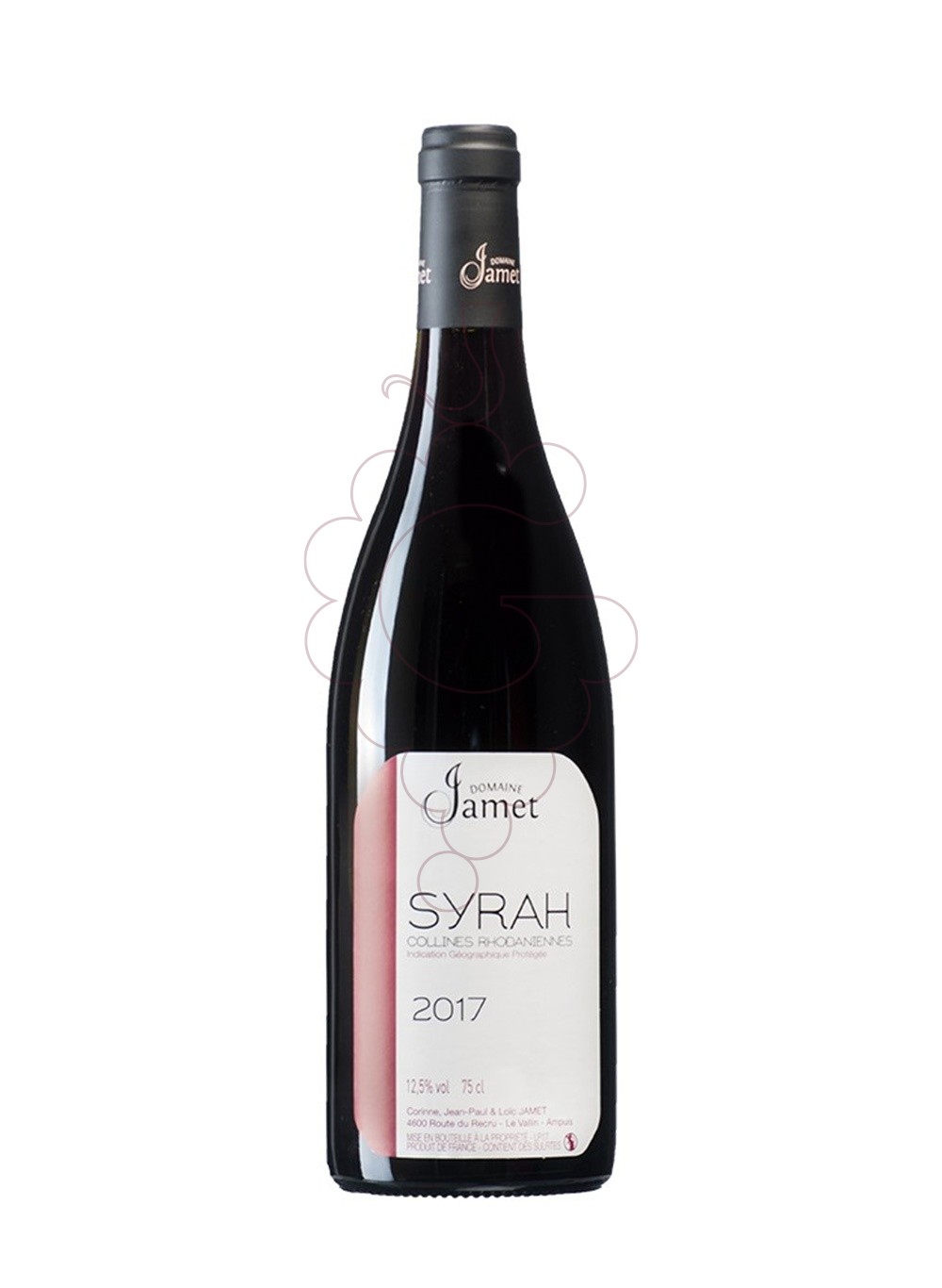 Photo Jamet Syrah Collines Rhodaniennes vin rouge