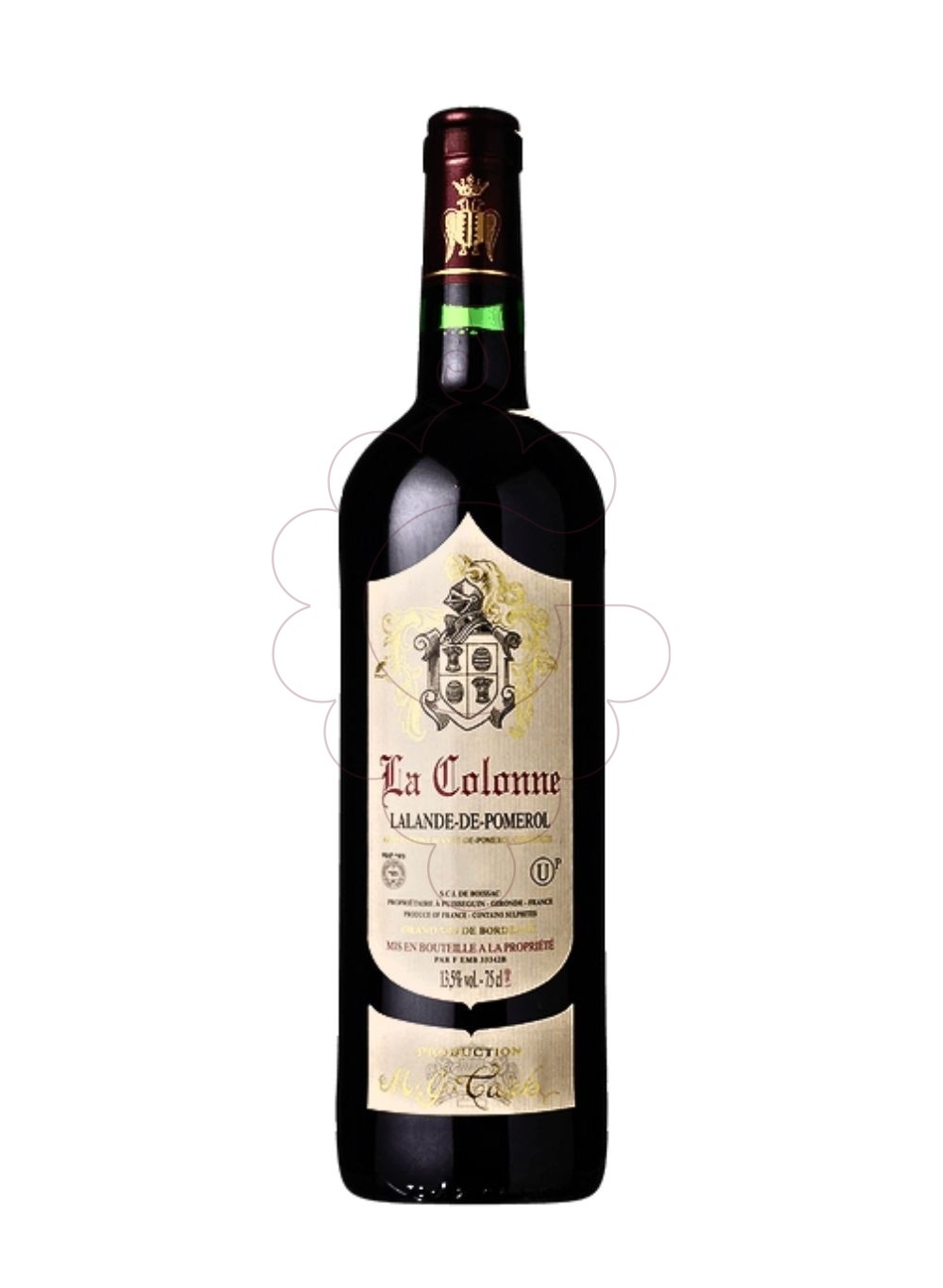 Photo La Colonne Lalande Pomerol Kósher vin rouge