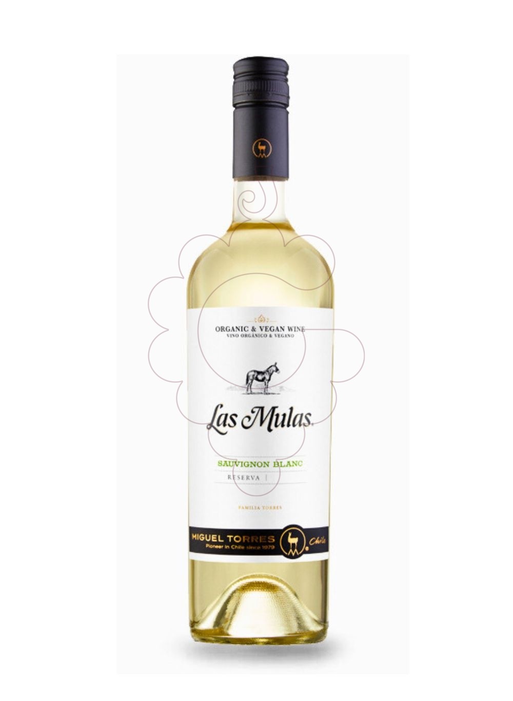 Photo Las Mulas Sauvig.BL. (xile) vin blanc
