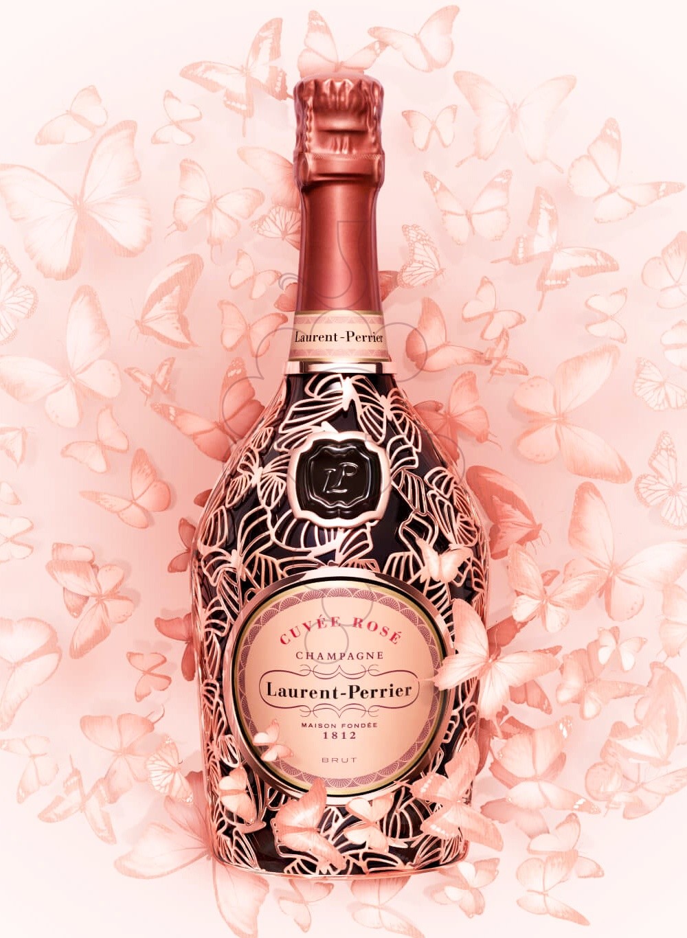 Photo Laurent Perrier Cuvée Rosé Papillon Ed. vin mousseux
