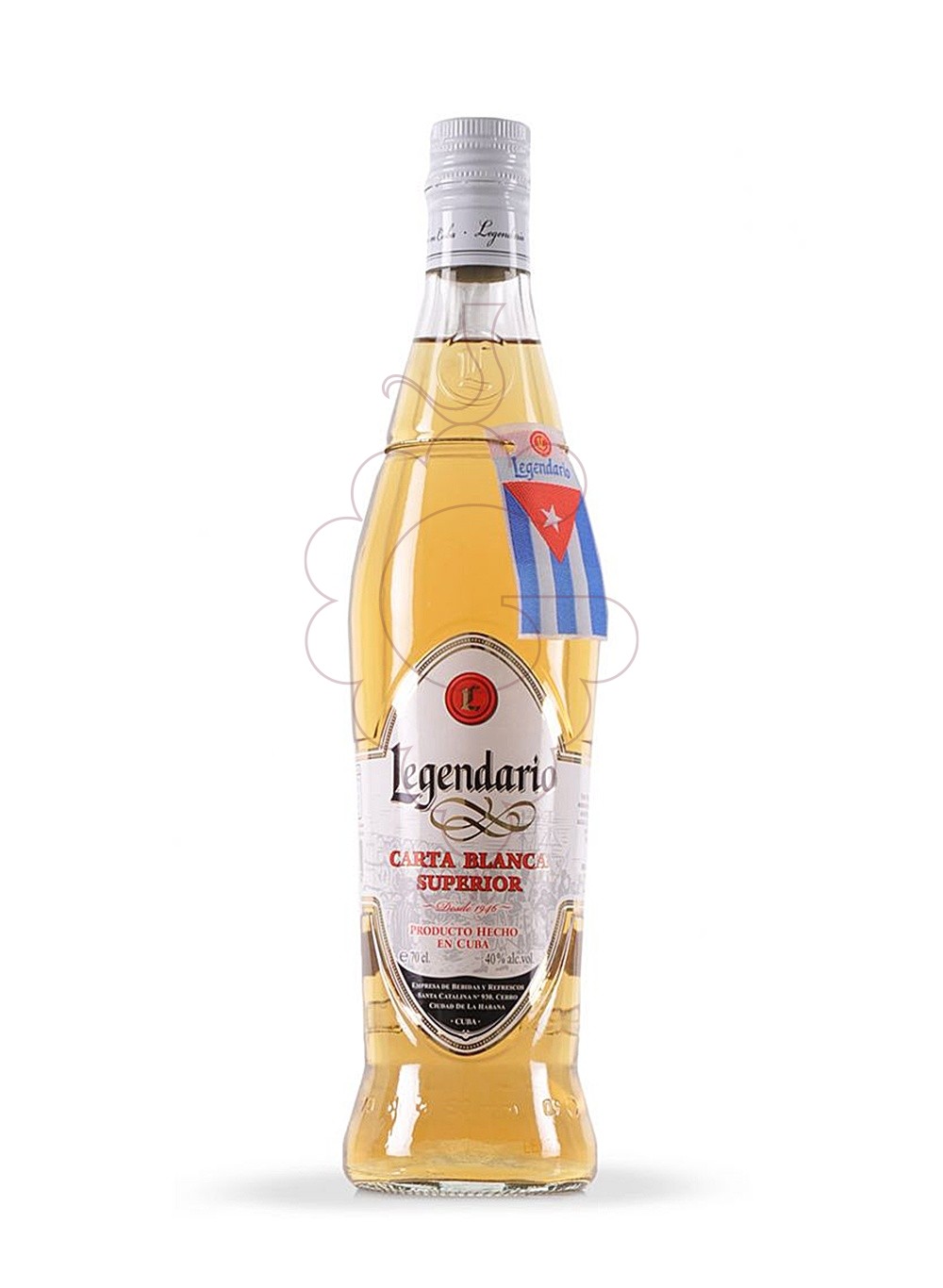 Photo Rhum Legendario carta blanca 70 cl