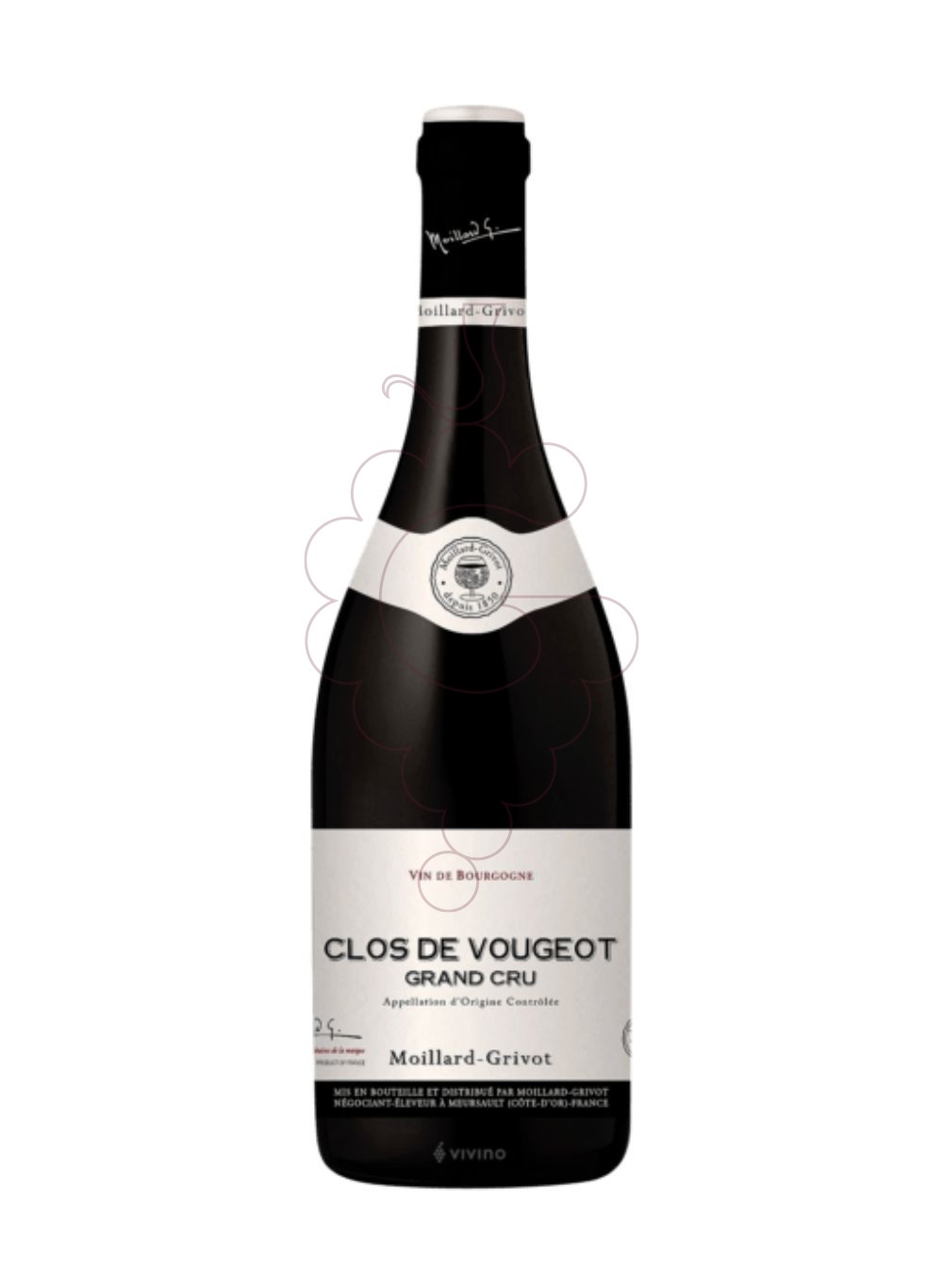 Photo Moillard-Grivot Clos de Vougeot Grand Cru vin rouge