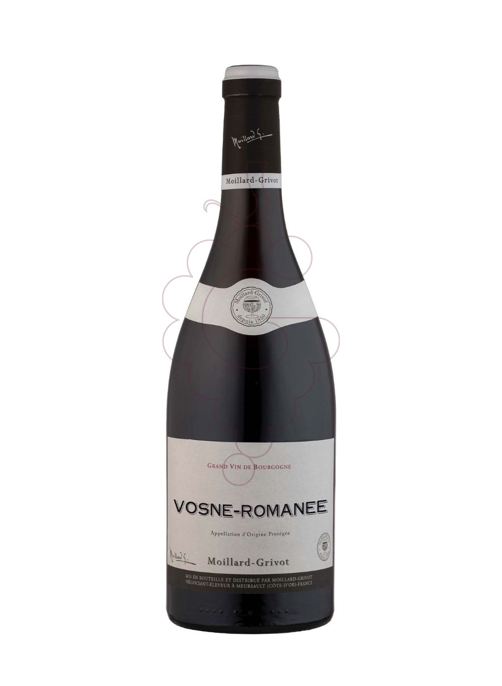 Photo Moillard-Grivot Vosne-Romanée vin rouge