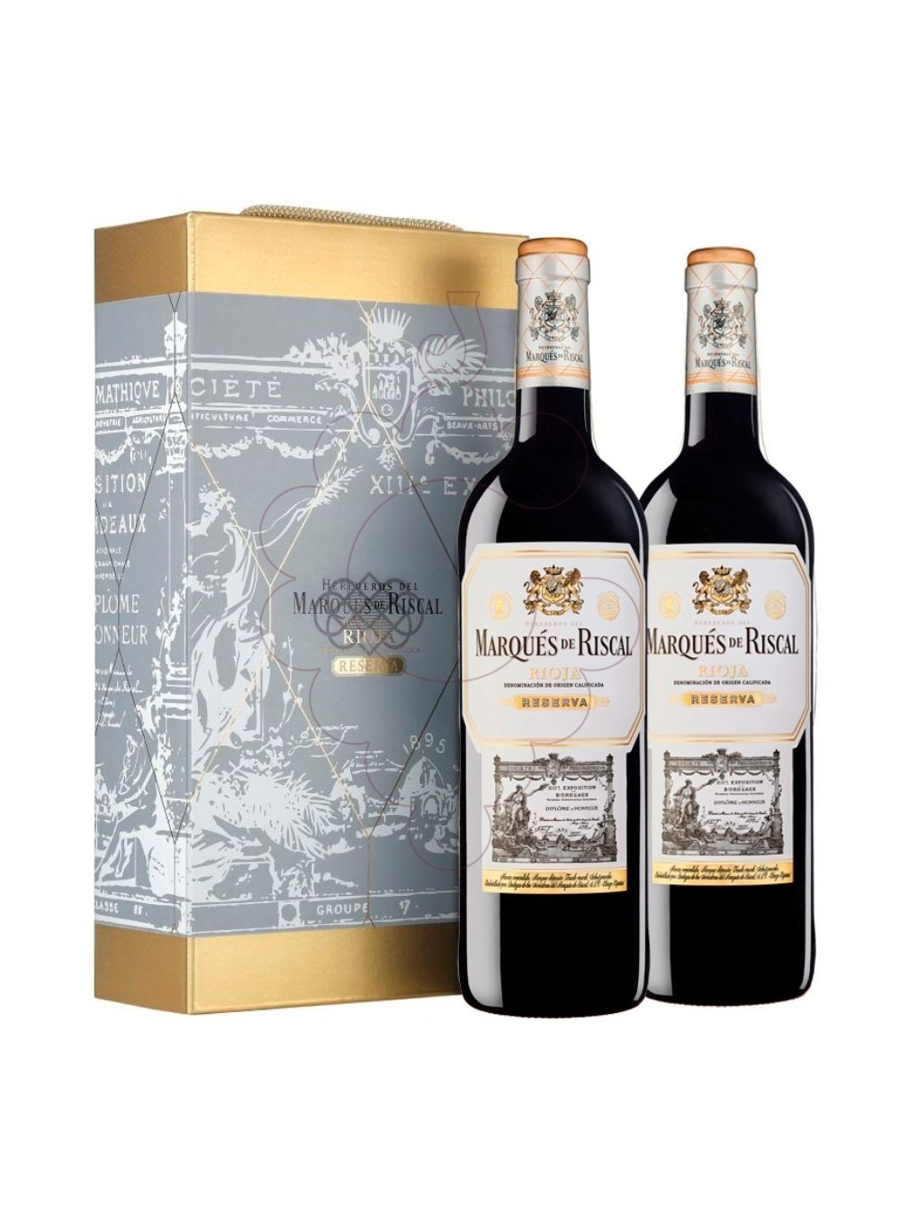 Photo Coffrets cadeaux Marqués de Riscal Reserva Pack 2 u