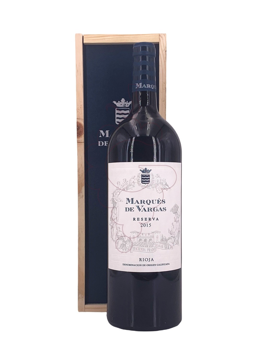 Photo Marques de Vargas Magnum vin rouge