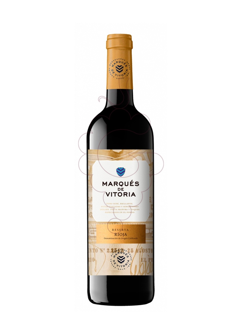 Photo Marques de Vitoria Reserva vin rouge