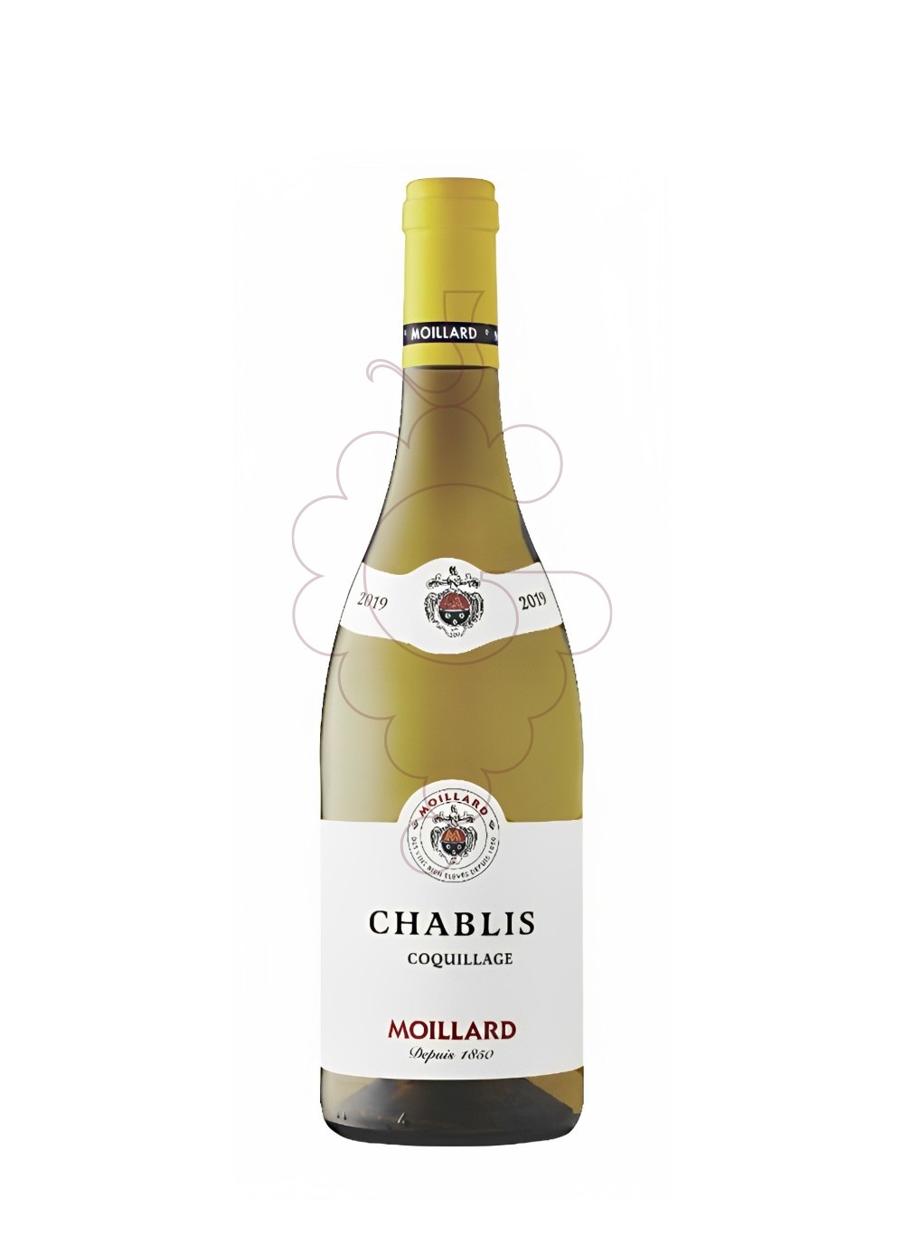 Photo Moillard Chablis Coquillage vin blanc