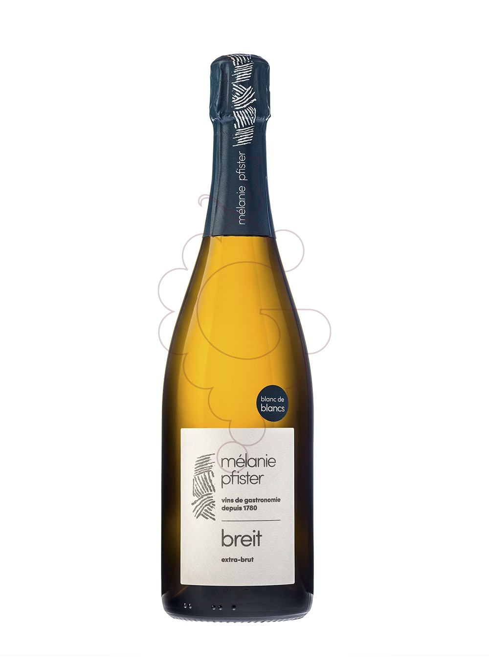 Photo Mélanie Pfister Breit Crémant Blanc de Blancs Extra Brut vin mousseux