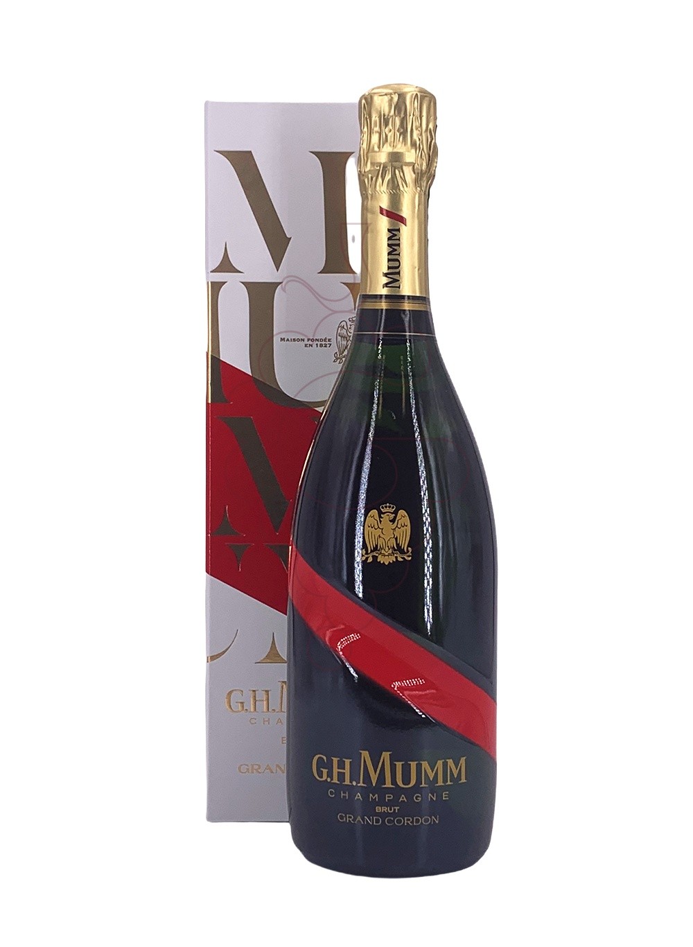 Photo Mumm Grand Cordon Rouge Brut avec Etui vin mousseux