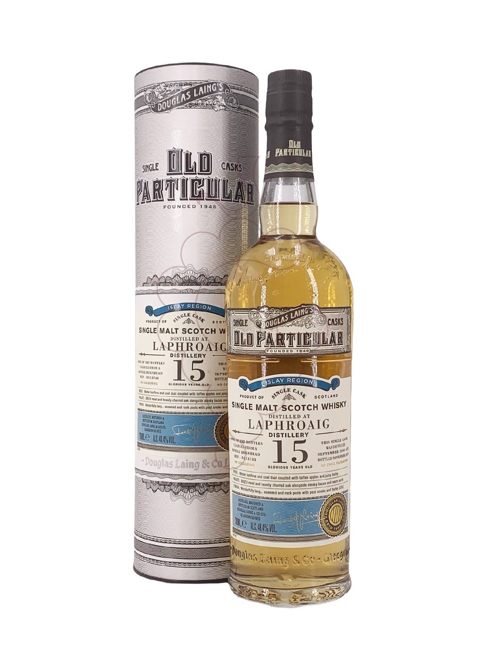 Photo Whisky Douglas Laing Old Particular Laphroaig 15 Ans