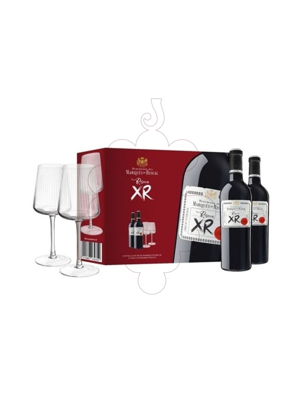 Photo Coffrets cadeaux Marques de Riscal XR Reserva Pack (2 u + 2 Verres)