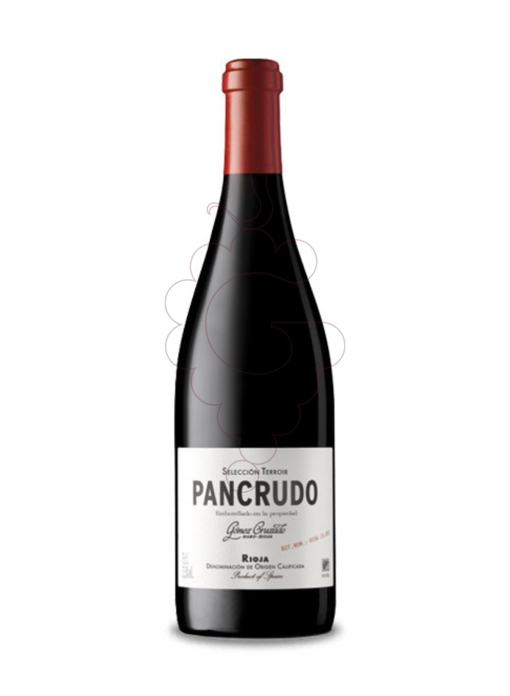 Photo Gómez Cruzado Pancrudo vin rouge