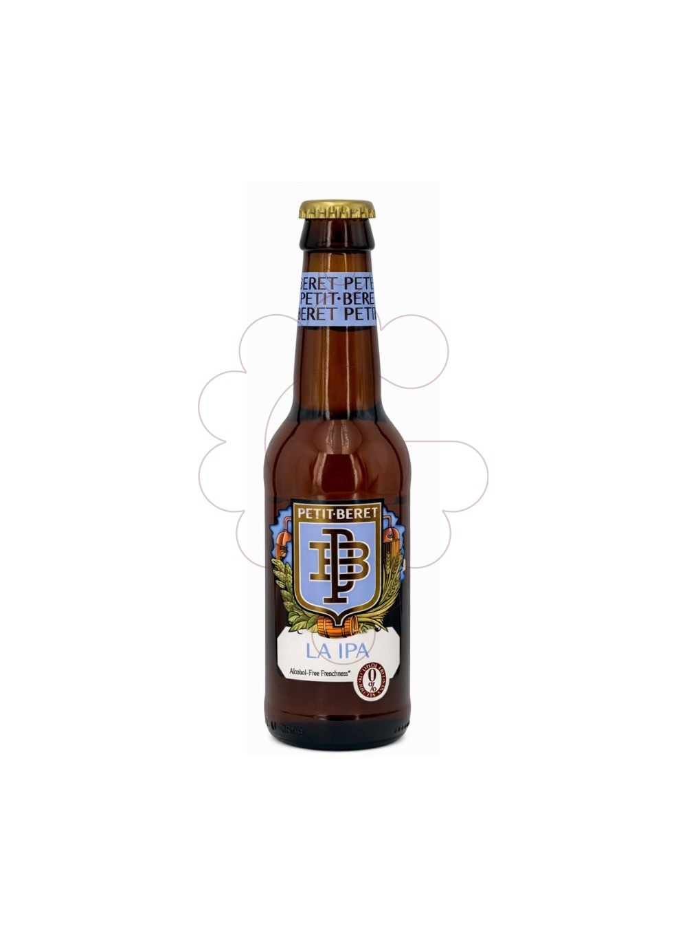 Photo Bière sans alcool Petit-beret la ipa s/alc 33 cl