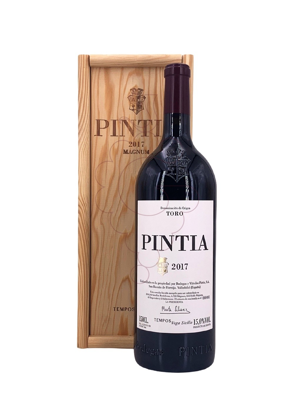 Photo Pintia Magnum vin rouge