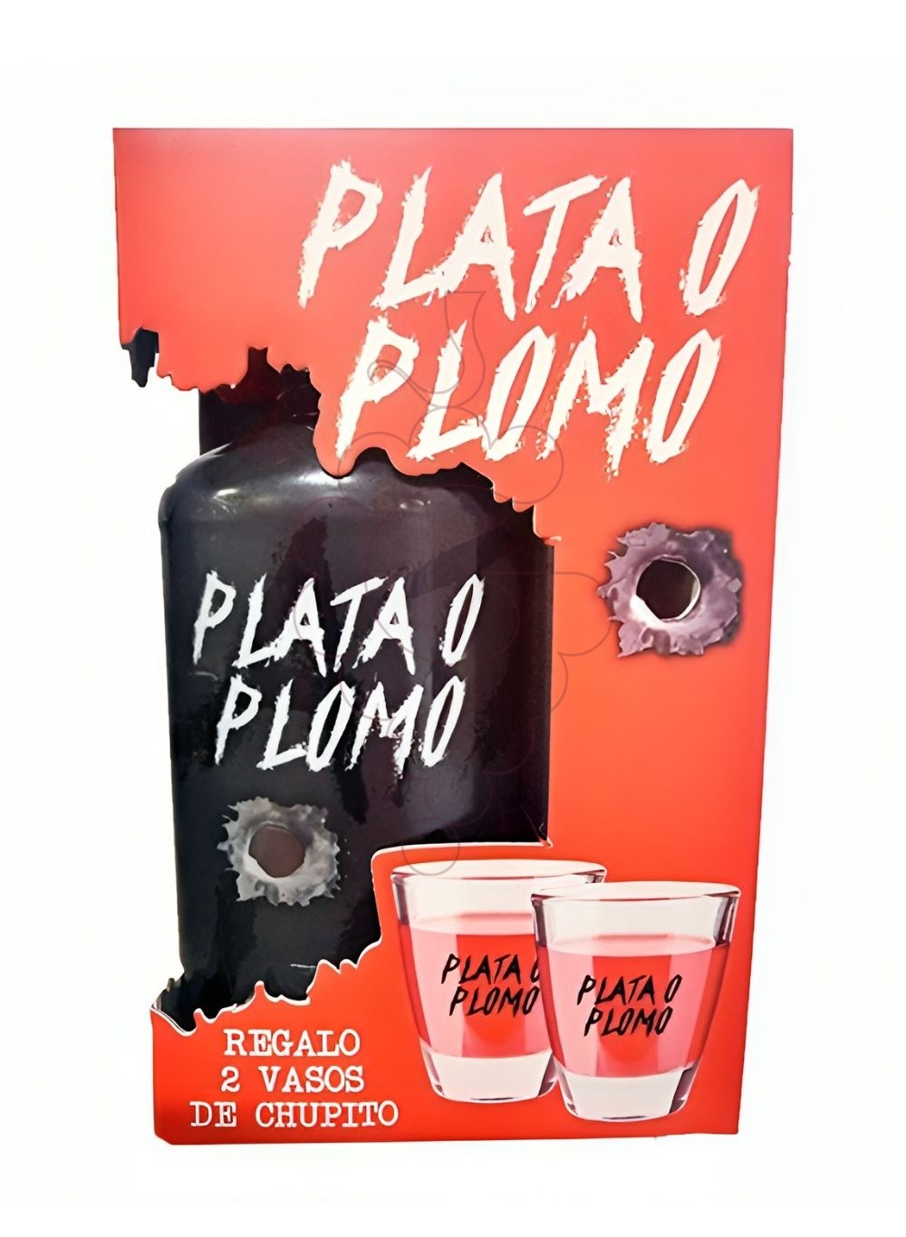Photo Liqueur Plata o Plomo Pack (1 u + 2 verres)