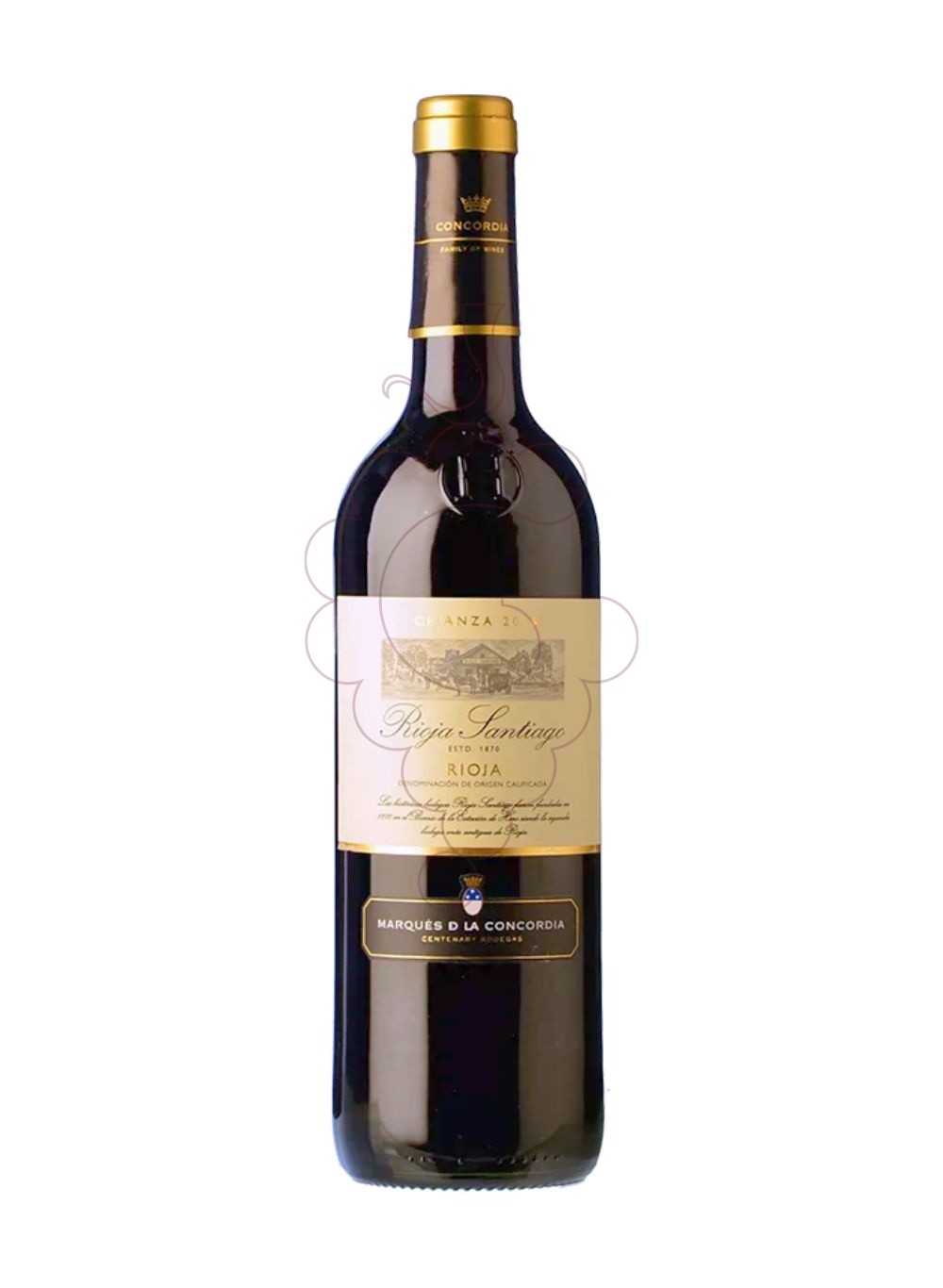 Photo Rioja Santiago Crianza vin rouge