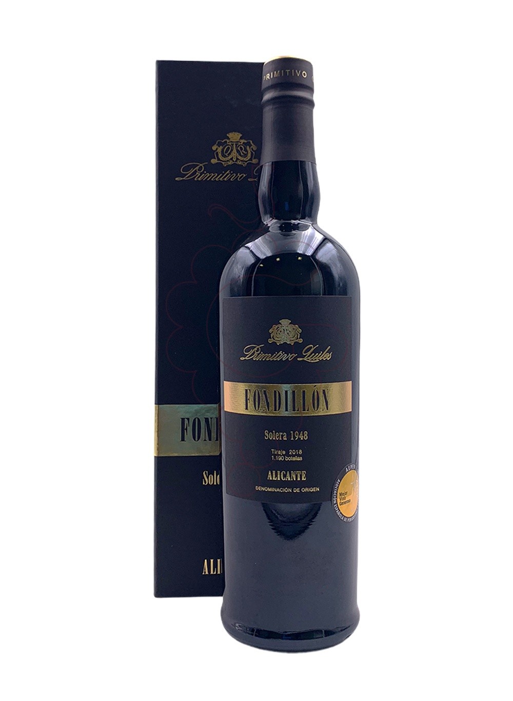 Photo Primitivo Quiles Fondillón Solera 1948 vin généreux