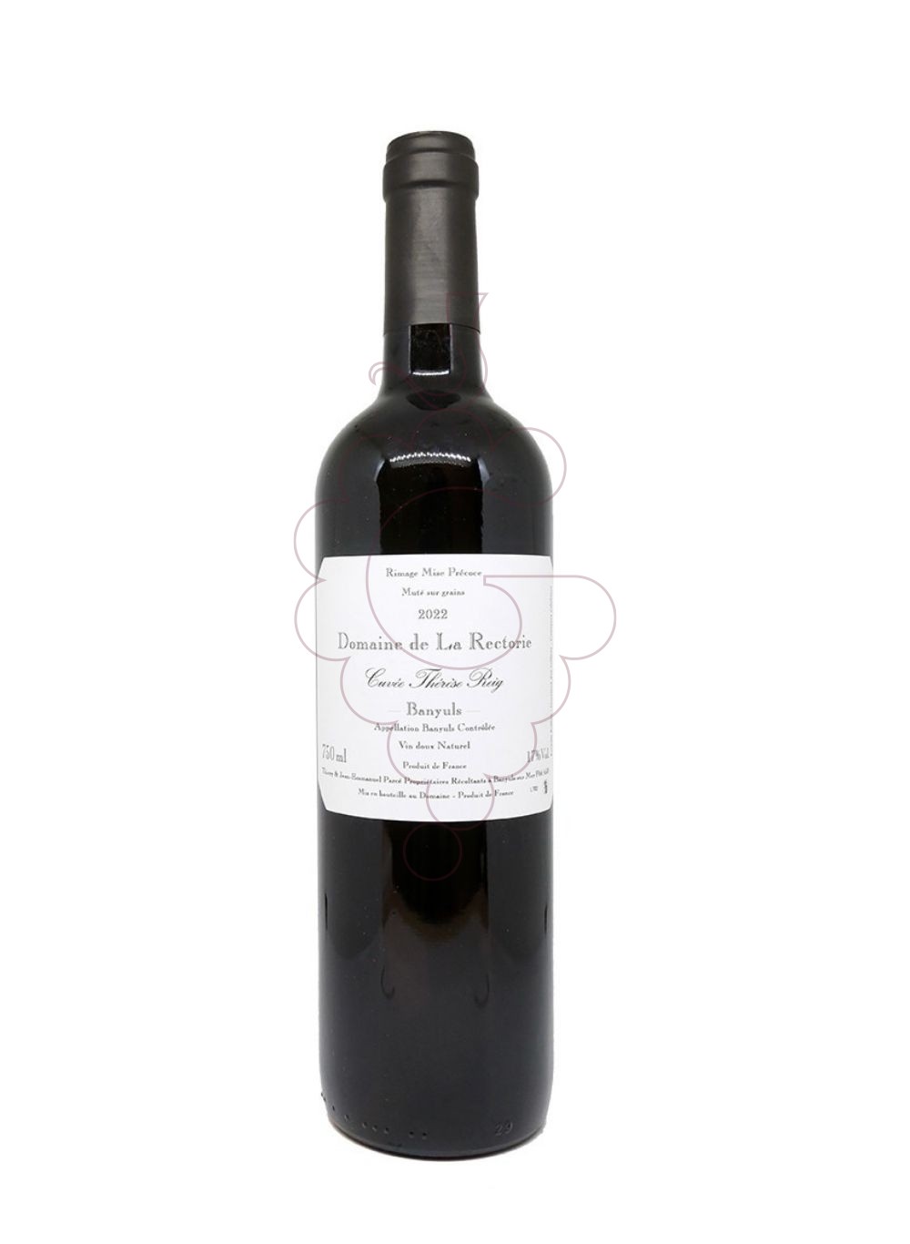 Photo La Rectorie Cuvée Leon Parce vin généreux