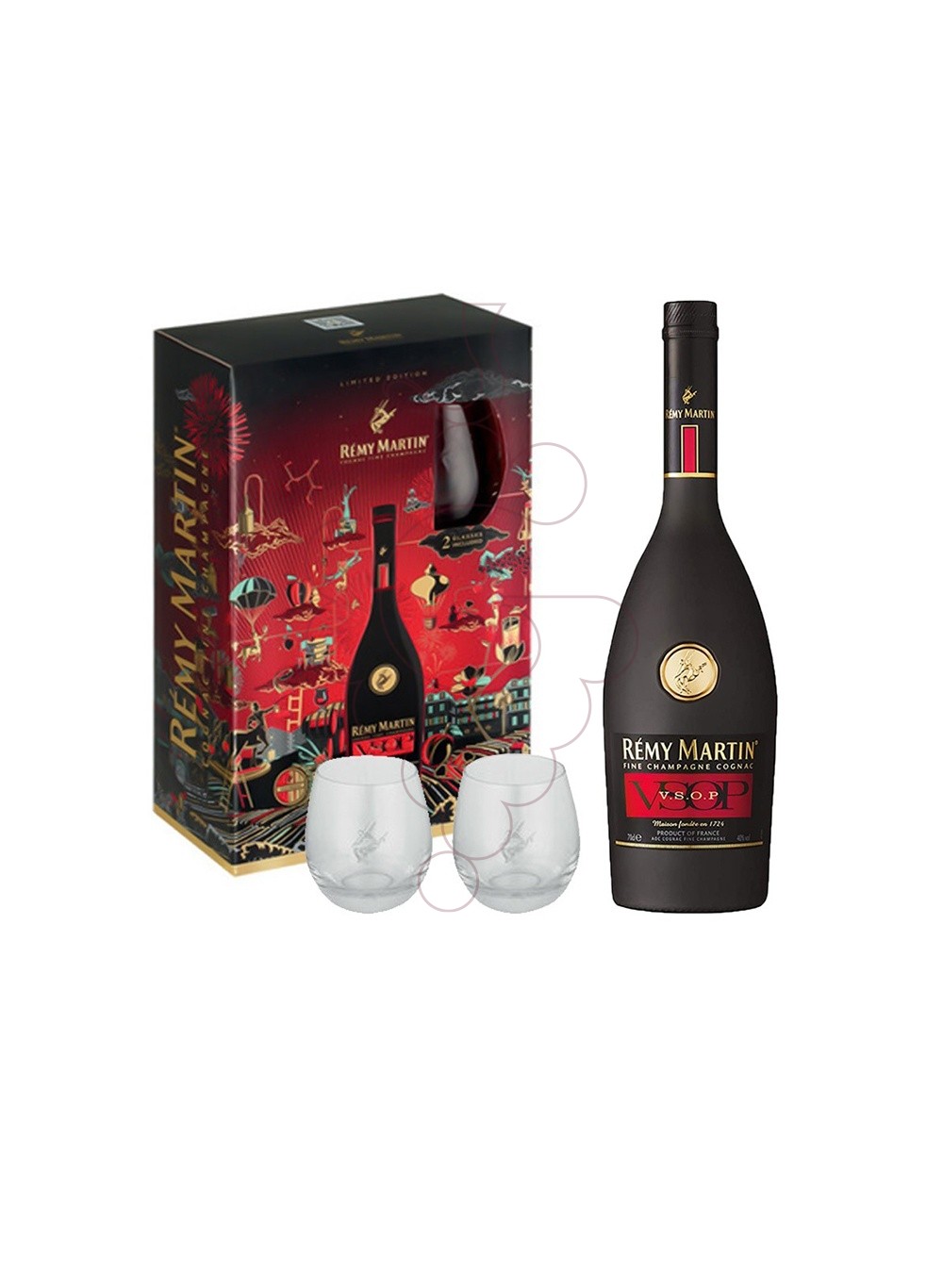 Photo Coffrets cadeaux Remy Martin V.S.O.P Pack (1 u + 2 verres)