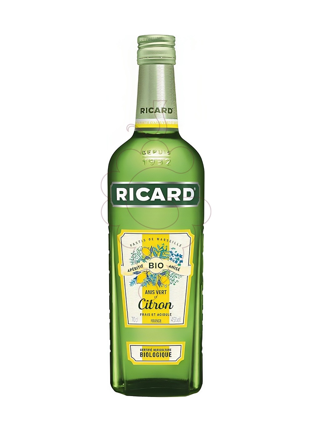 Photo Apéritif Ricard bio citron 70 cl