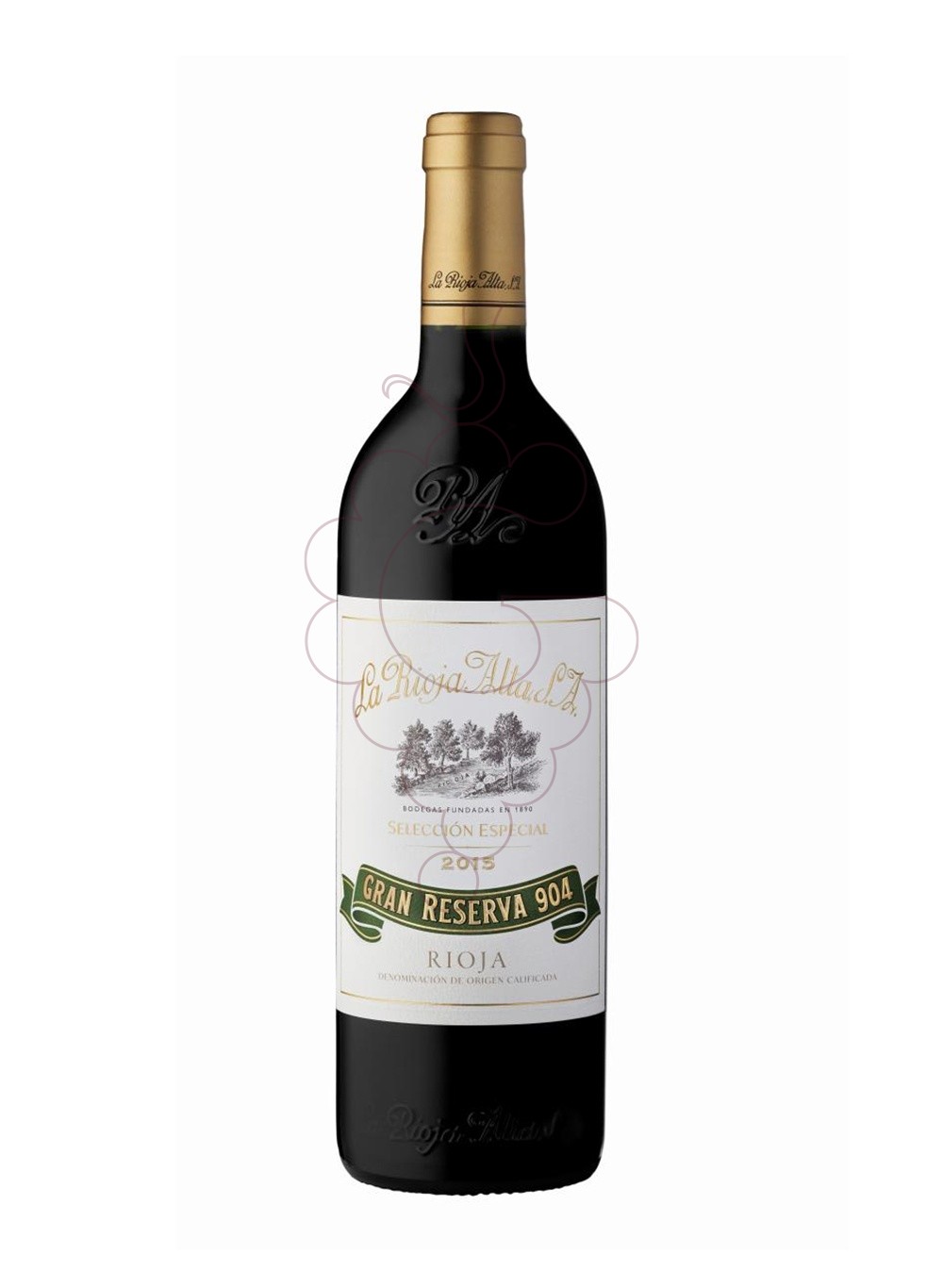 Photo Rioja Alta 904 Gran Reserva  vin rouge