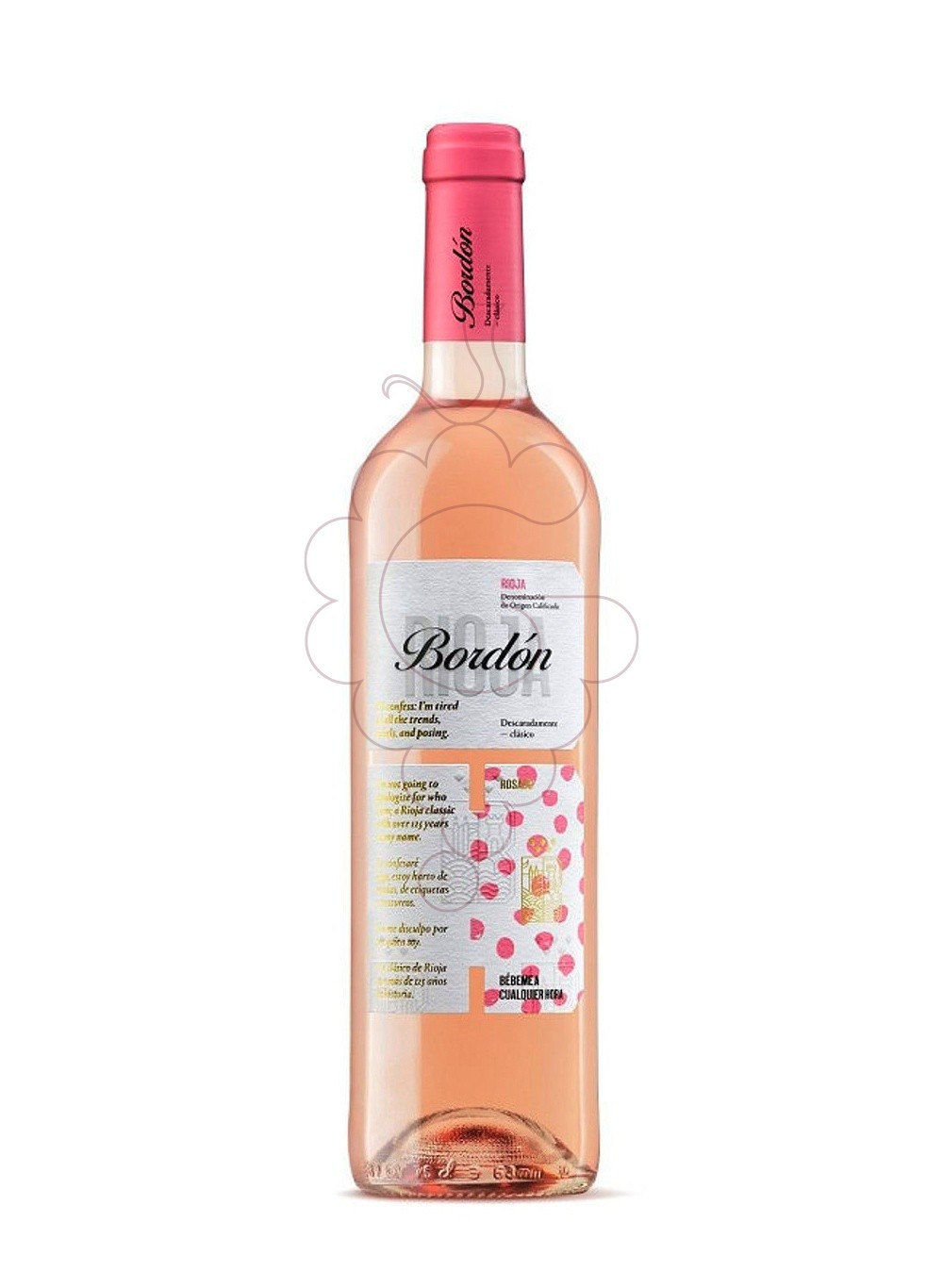 Photo Rioja bordon rosat 75 cl vin rosé