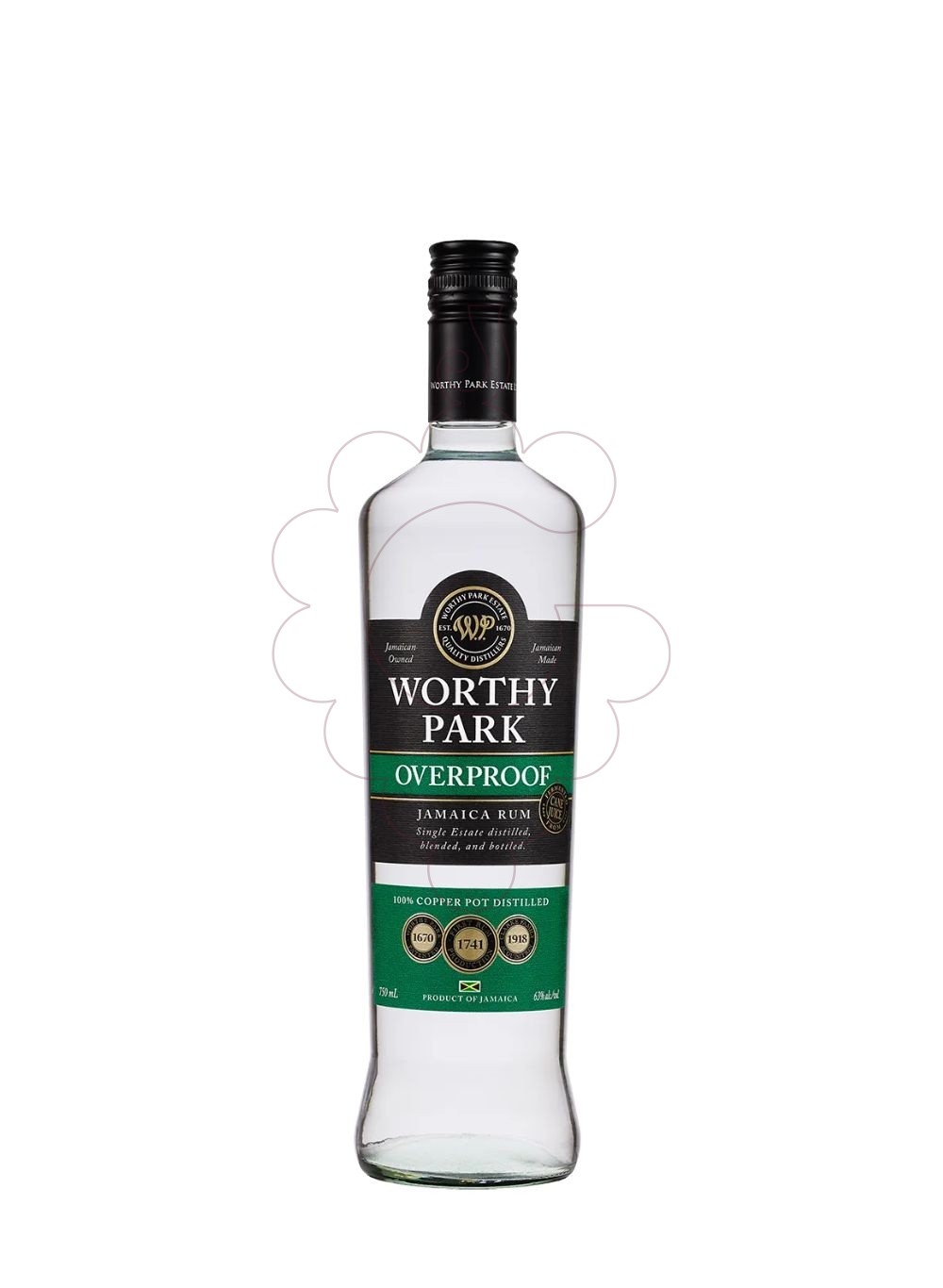 Photo Rhum Ron worthy park overproff 70cl